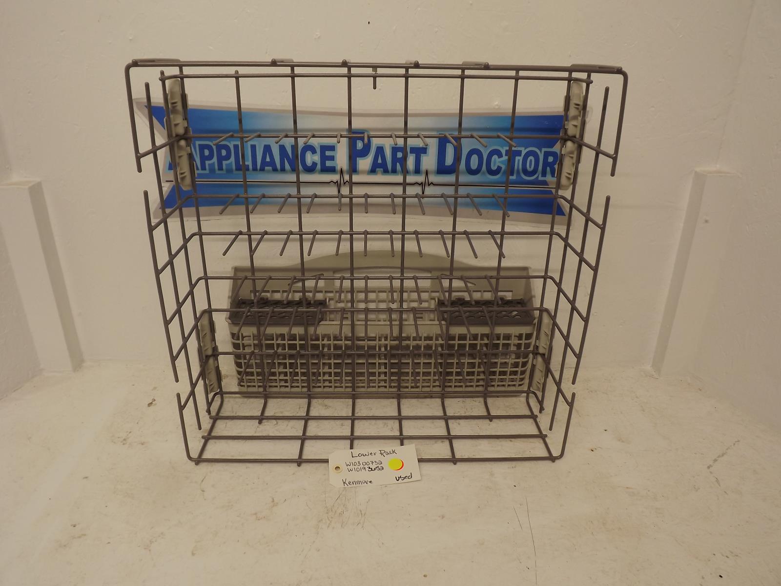 Kenmore Dishwasher W10300732 W10193652 Lower Rack Used Kenmore Dishwasher W10300732 W10193652 Lower Rack Used